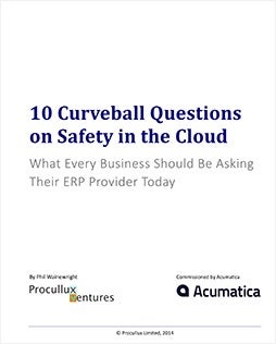10 Curveball Questions on Safety in the Cloud 10 Curveball Questions on Safety in the Cloud