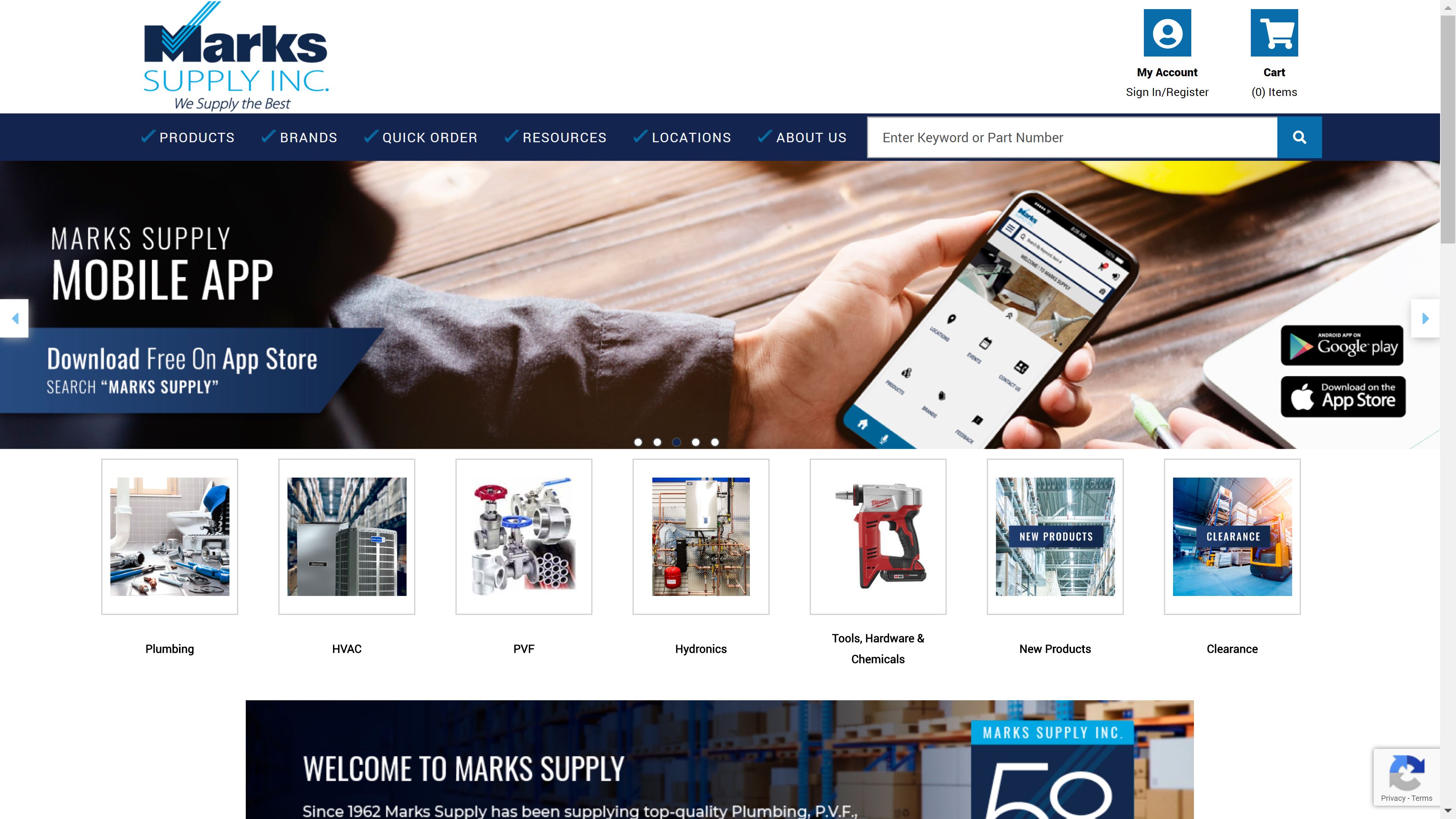 Marks supply site
