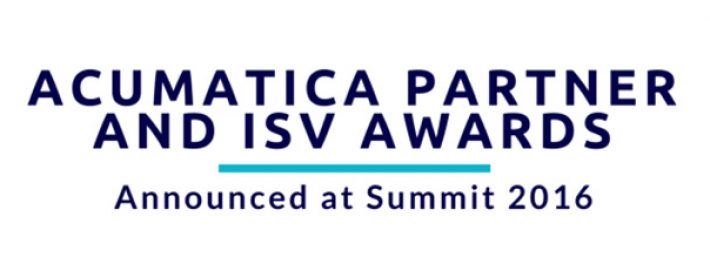 Acumatica Partner and ISV Awards Announced at Summit 2016