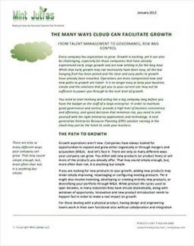 Cloud Enables Growth