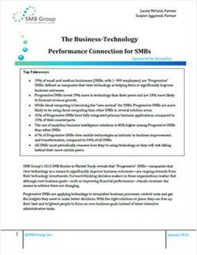 The Business-Technology Connection for SMBs