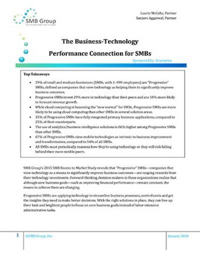 The Business-Technology Performance Connections for SMBs