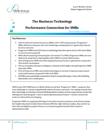 Top 5 Technology Secrets of Progressive SMBs
