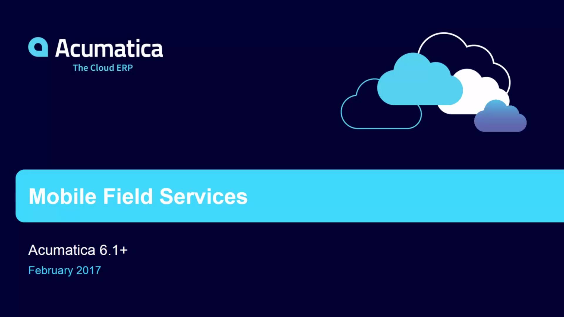 Mobile Field Services