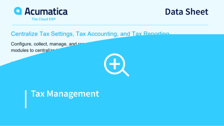 Tax Accounting Software Preview