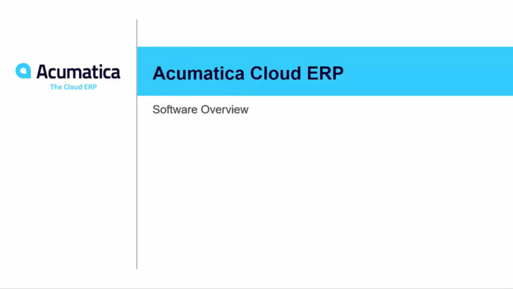 Acumatica Cloud ERP Software Overview
