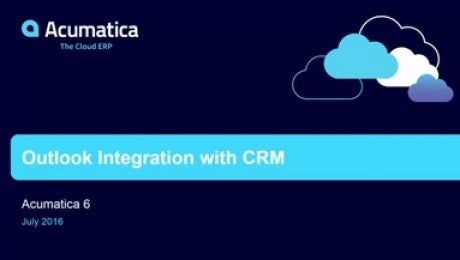 Acumatica 6: Outlook Integration