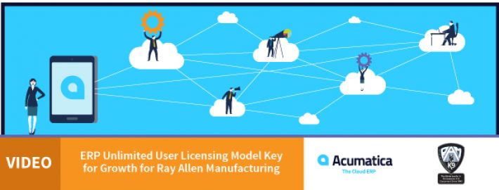 Video: ERP Unlimited User Licensing Model Key for Growth for Ray Allen Manufacturing