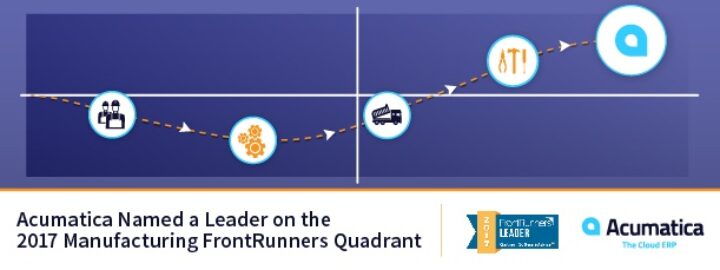 Acumatica Named a Leader on the 2017 Manufacturing FrontRunners Quadrant