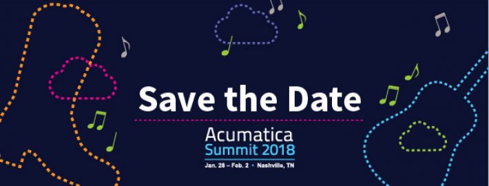 Save the Date: Acumatica Summit 2018 in Nashville