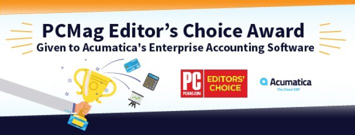 PCMag Editors' Choice Award Given to Acumatica's Enterprise Accounting Software