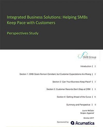 Integrated Business Solutions: Helping SMBs Keep Pace with Customers