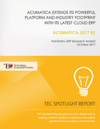 Acumatica Extends its Powerful Platform and Industry Footprint with its Latest Cloud ERP