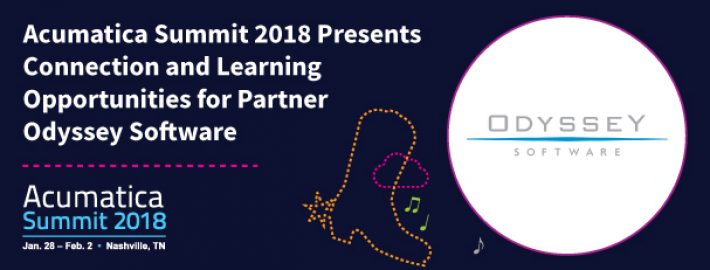 Acumatica Summit 2018 Presents Connection and Learning Opportunities for Partner Odyssey Software