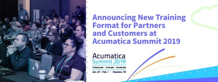 Announcing New Training Format for Partners and Customers at Acumatica Summit 2019
