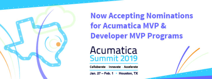 Now Accepting Nominations for Acumatica MVP & Developer MVP Programs