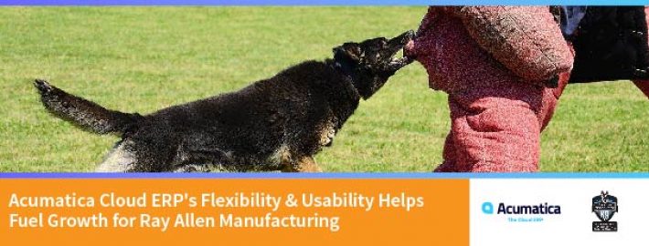 Acumatica Cloud ERP's Flexibility & Usability Helps Fuel Growth for Ray Allen Manufacturing