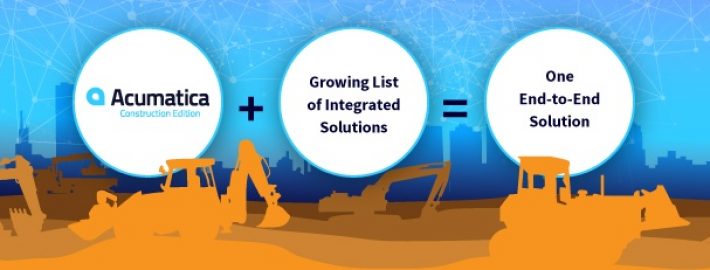 Acumatica Construction Edition + Growing List of Integrated Solutions = One End-to-End Solution