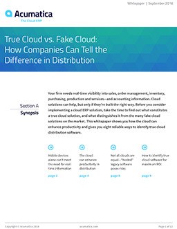 True Cloud vs. Fake Cloud: How Companies Can Tell the Difference in Distribution