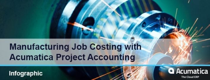 Manufacturing Job Costing with Acumatica Project Accounting [Infographic]