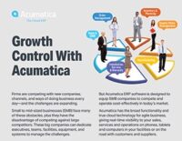 Growth Control With Acumatica Infographic