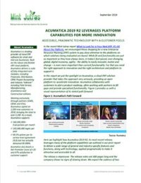 Acumatica 2019 R2 Leverages Platform Capabilities for More Innovation