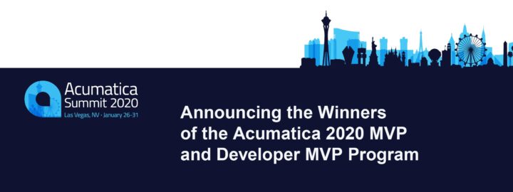 Announcing the Winners of the Acumatica 2020 MVP and Developer MVP Program