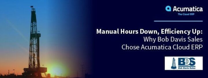 Manual Hours Down, Efficiency Up: Why Bob Davis Sales Chose Acumatica Cloud ERP