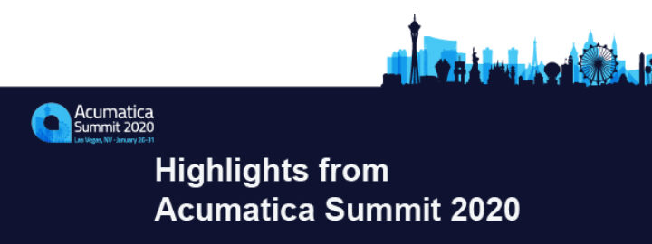Highlights from Acumatica Summit 2020