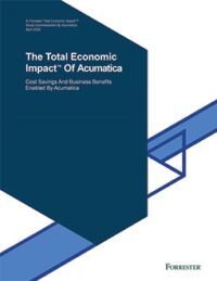 The Total Economic Impact™ Of Acumatica