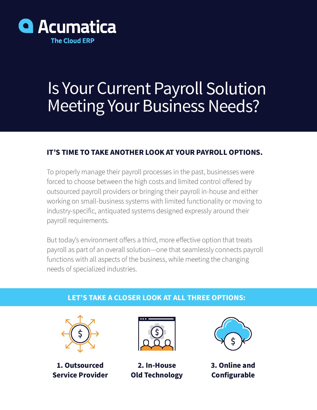 Seamless Payroll Solutions: Take Another Look at Your Options, page 0