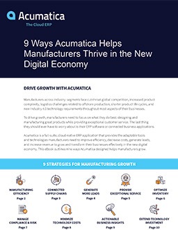 Nine Ways to Drive Manufacturing Growth in a Digital Economy