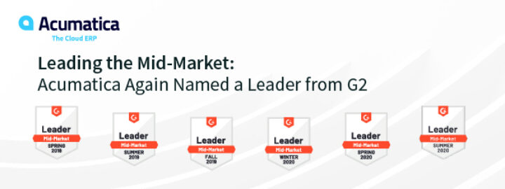 Leading the Mid-Market: Acumatica Again Named a Leader from G2