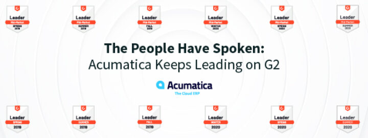 The People Have Spoken: Acumatica Keeps Leading on G2