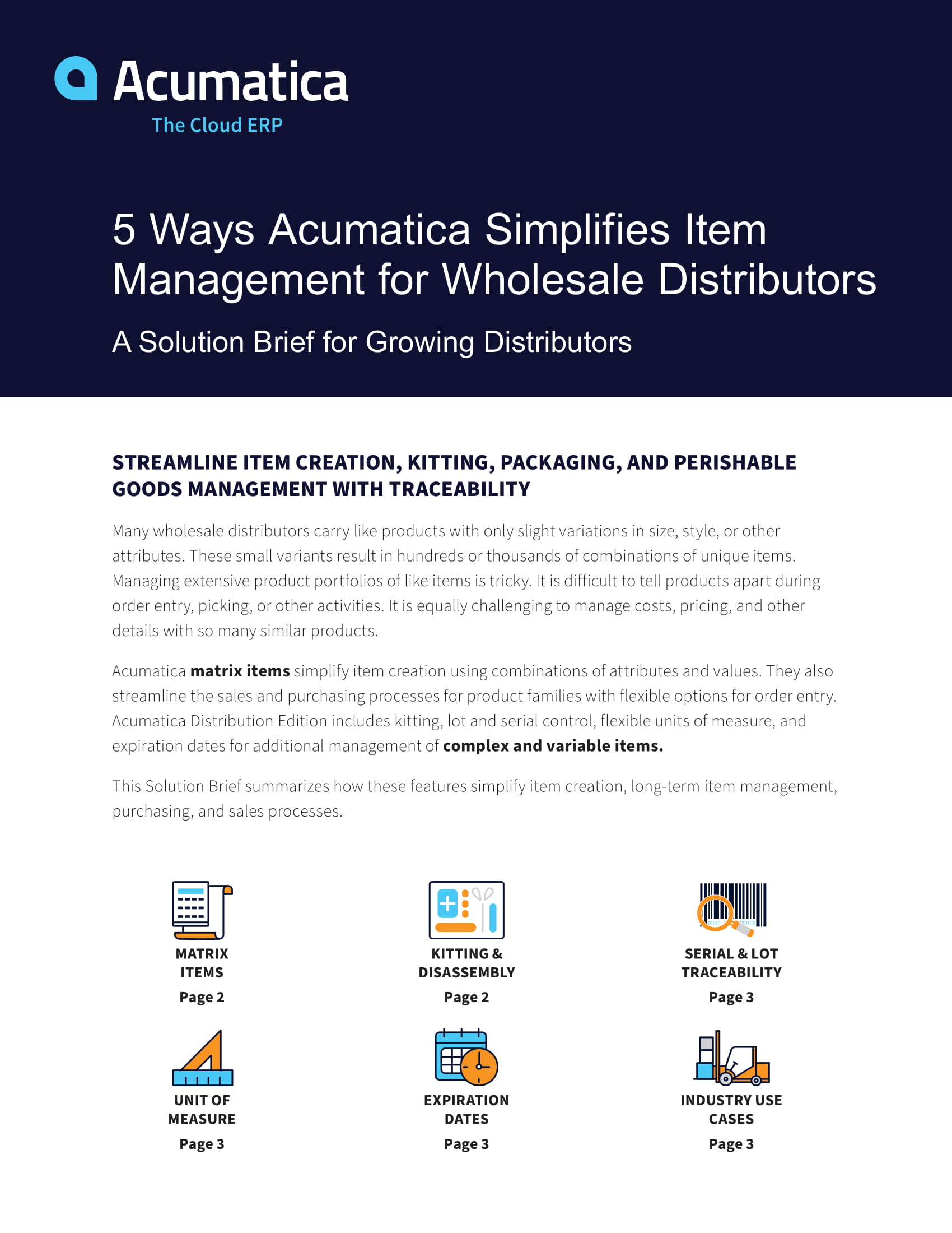 Explore the Item Management Software That’s Built for Growing Distributors, page 0