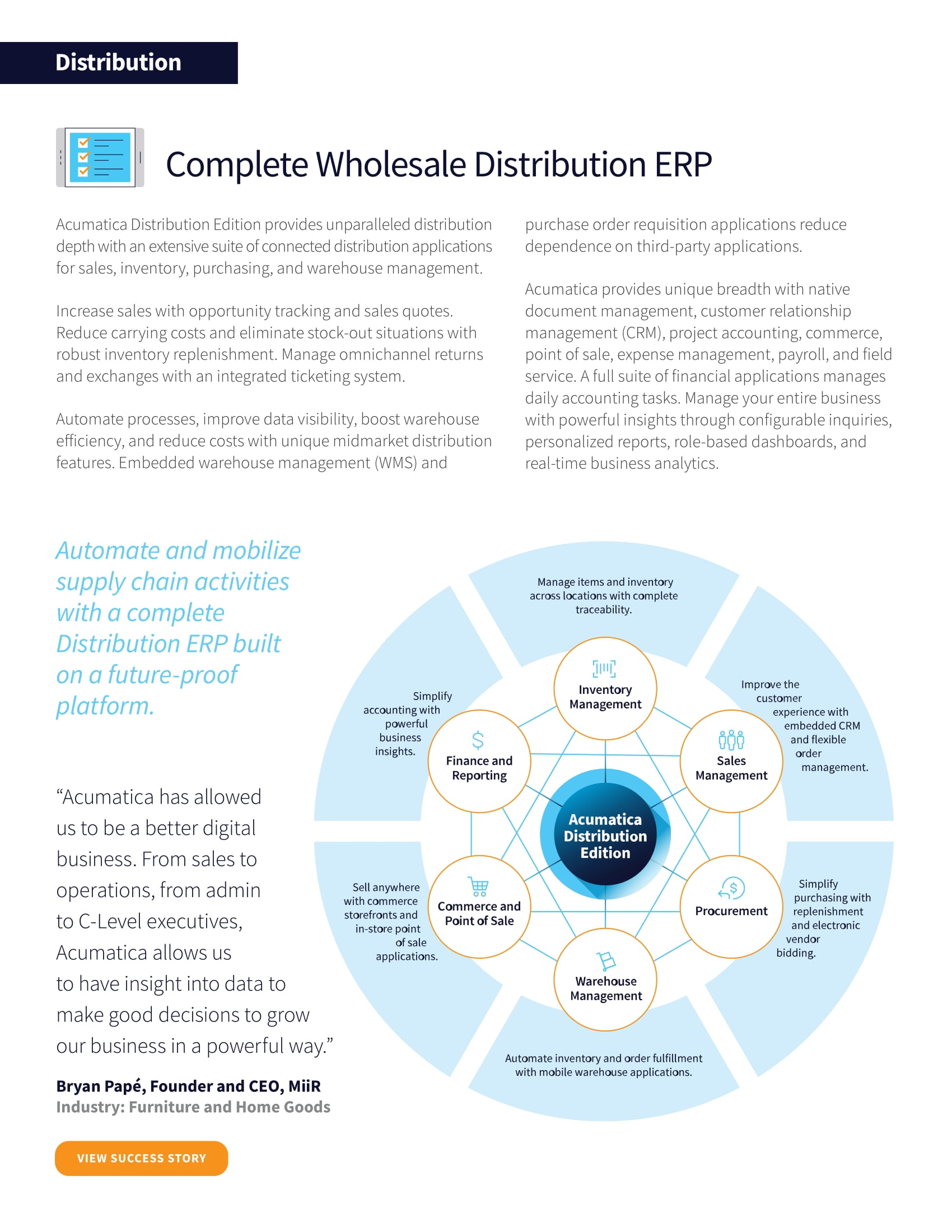 Distribution ERP: Find the Best Blend of Functionality and Simplicity, page 1