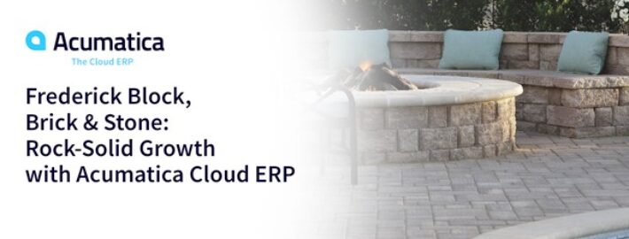 Frederick Block, Brick & Stone: Rock-Solid Growth with Acumatica Cloud ERP