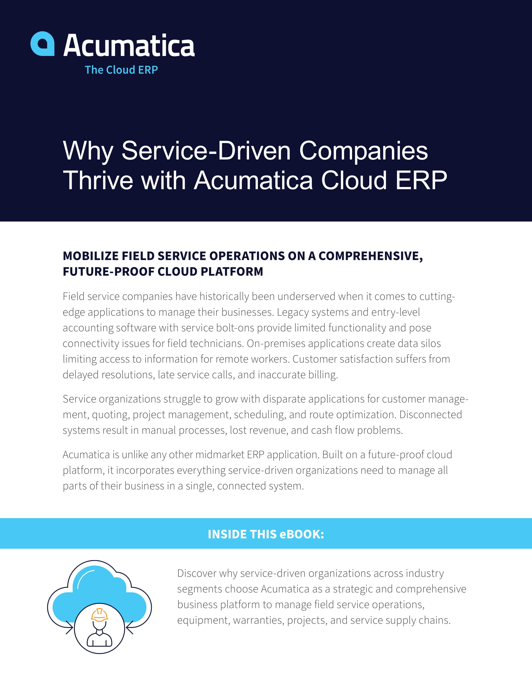 Why Service-Driven Companies Thrive with Acumatica Cloud ERP