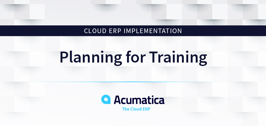 Cloud ERP Implementation: Planning for Training