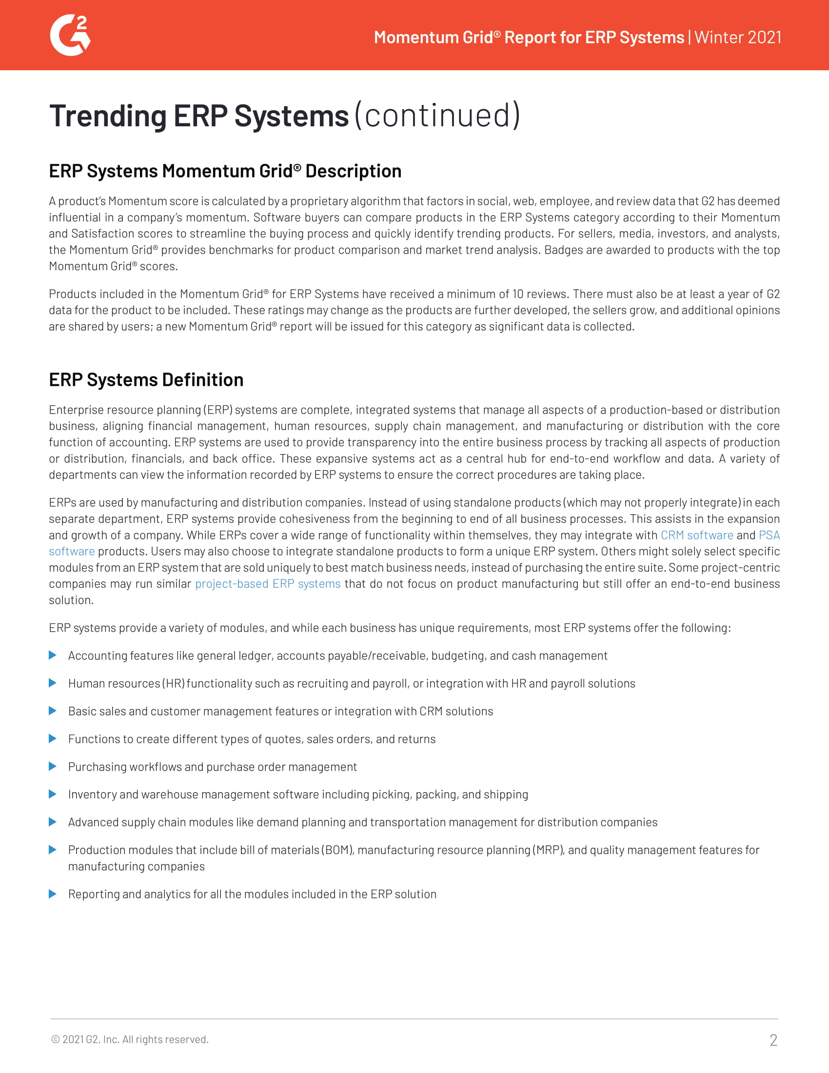 ERP Leaders Side-by-Side: Which Vendor Is Best for Your Business?, page 1