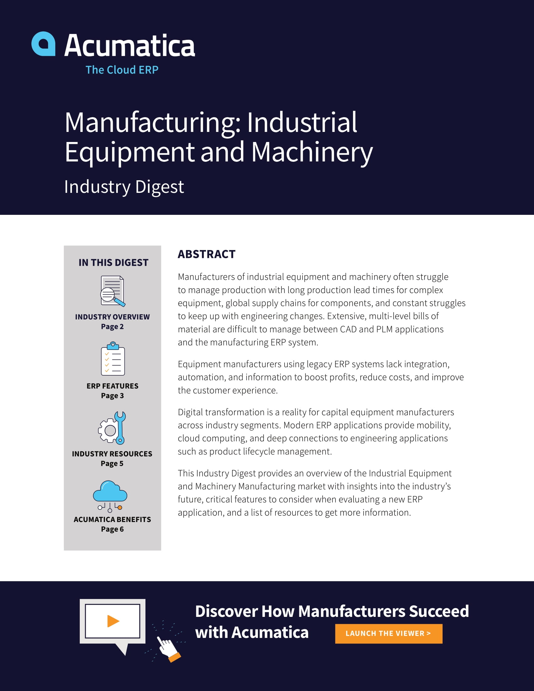 Find an Industrial Machinery and Equipment Manufacturing ERP with This Guide