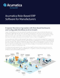 Manufacturing ERP Roles to Manage Growth