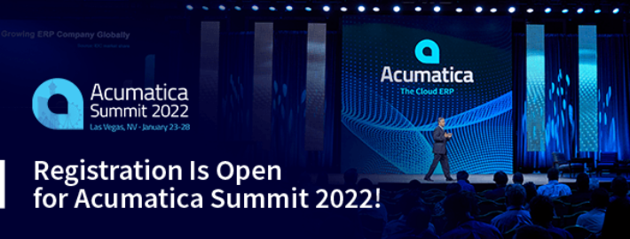 Registration Is Open for Acumatica Summit 2022!