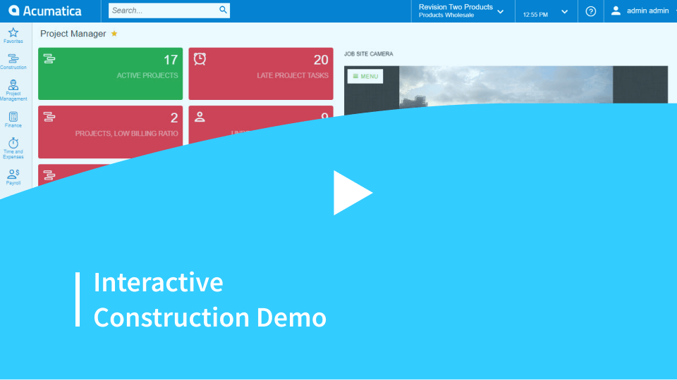 Build Your Own Acumatica Construction Edition Demo