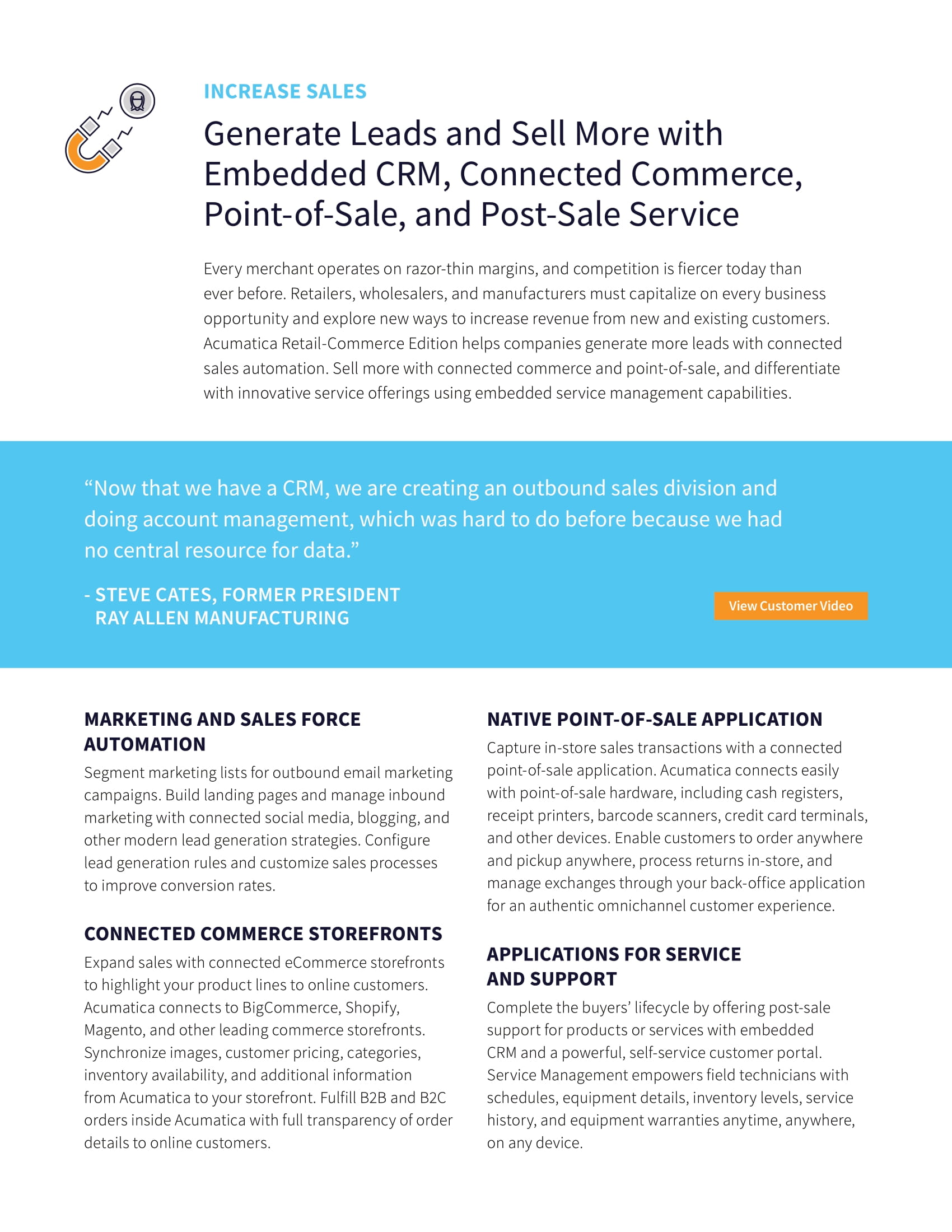 Powerful Growth for Retailers and eCommerce Companies with Acumatica’s Complete ERP Solution, page 1