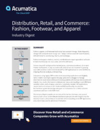 Fashion, Footwear, and Apparel Businesses Prosper With Modern ERP Solutions