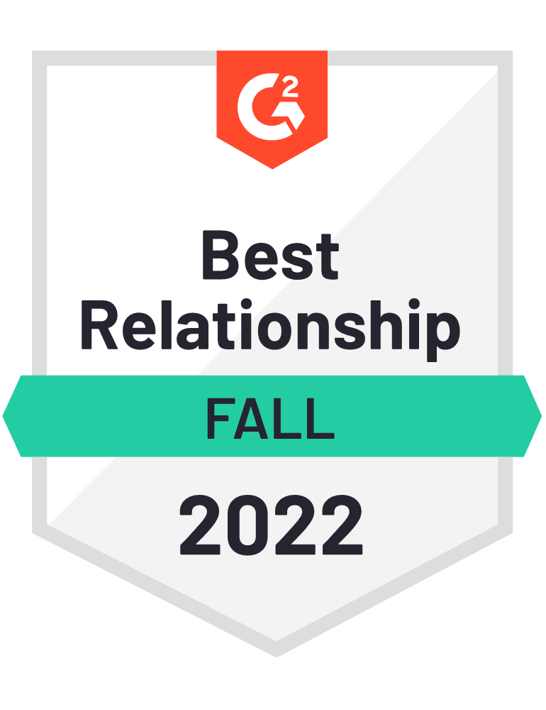 G2 Fall 2022 Best Relationship