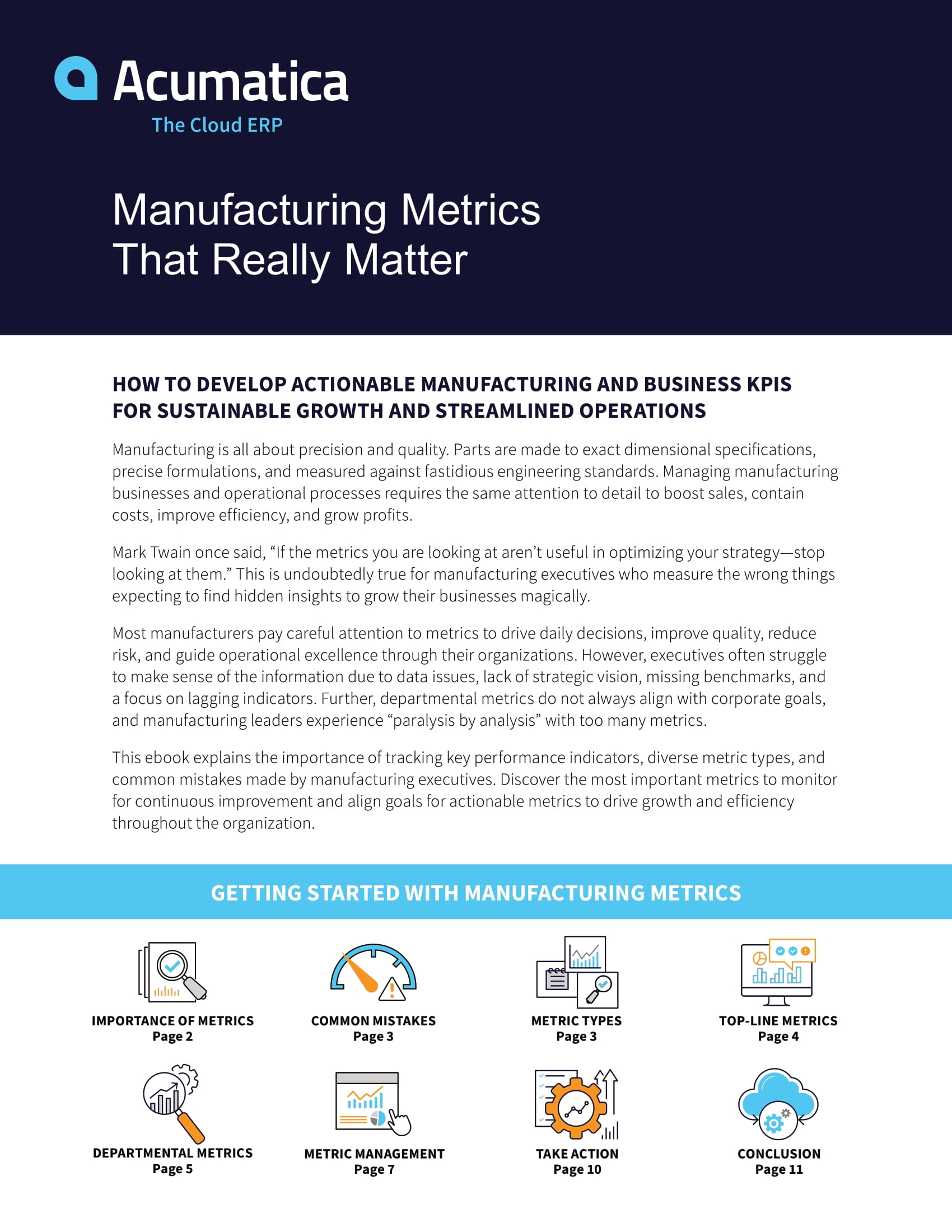 The Right Manufacturing Metrics For Efficiency and Growth