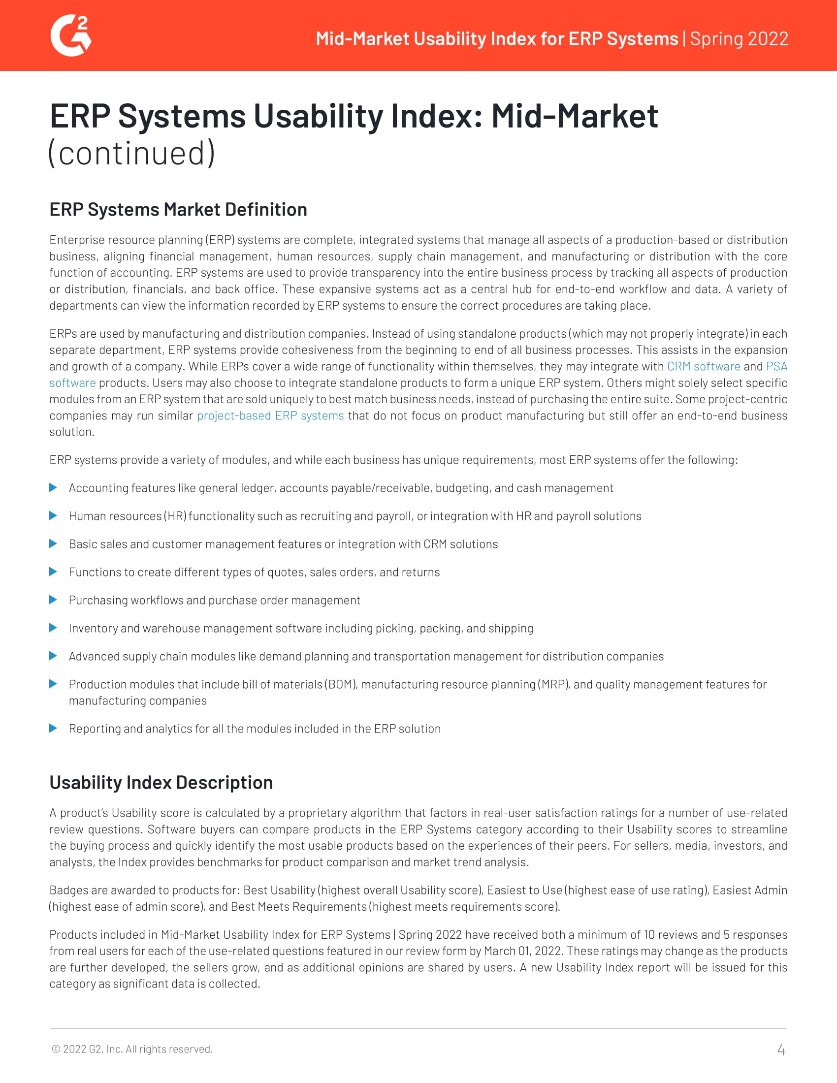 Overall Usability: G2 Reviews Acumatica and 32 Other Mid-Market ERP Systems , page 3