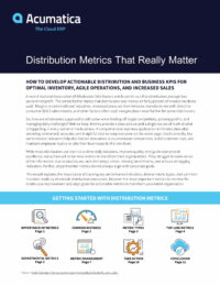 Distribution Metrics for Organizational Transformation